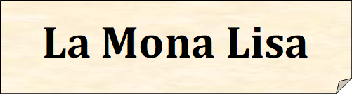 La Mona Lisa